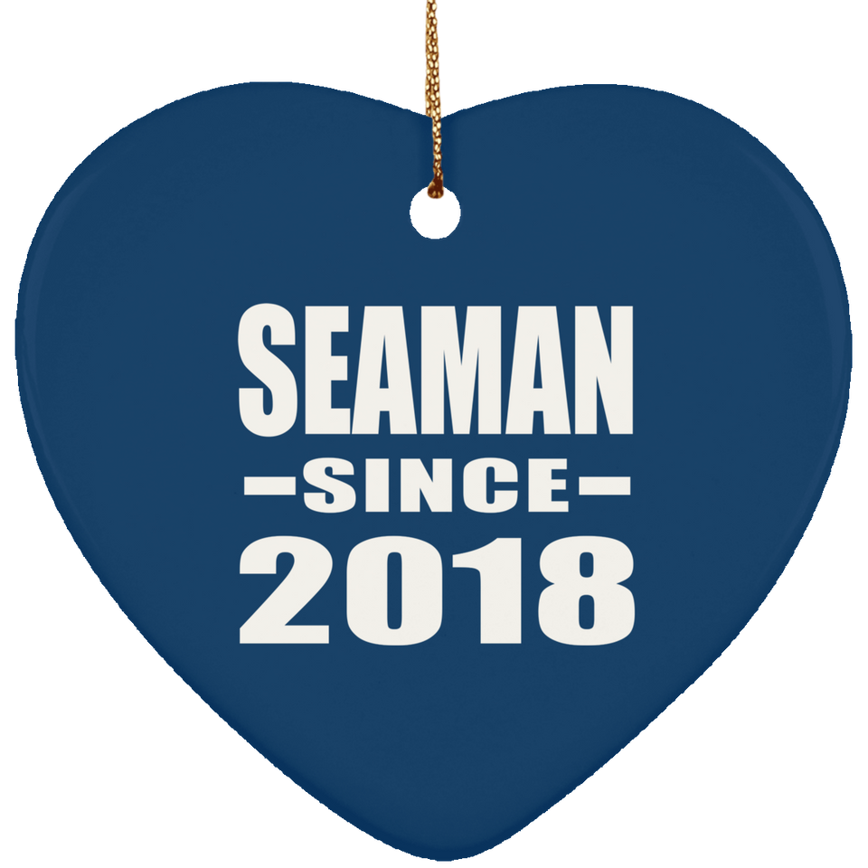 Seaman Since 2018 - Heart Ornament