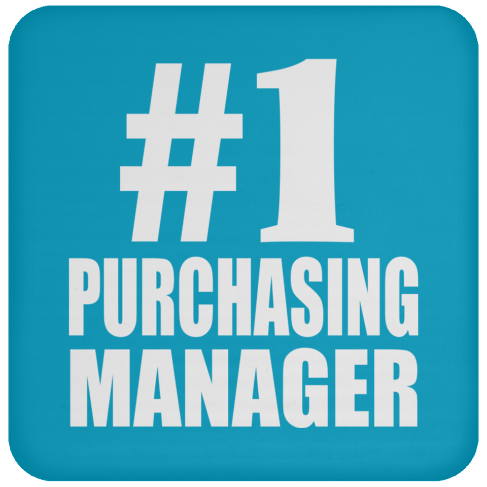Number One #1 Purchasing Manager - Drink Coaster