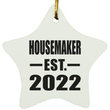 Housemaker Established EST. 2022 - Star Ornament