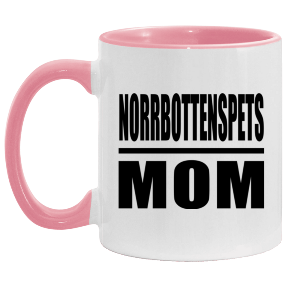 Norrbottenspets Mom - 11oz Accent Mug Pink