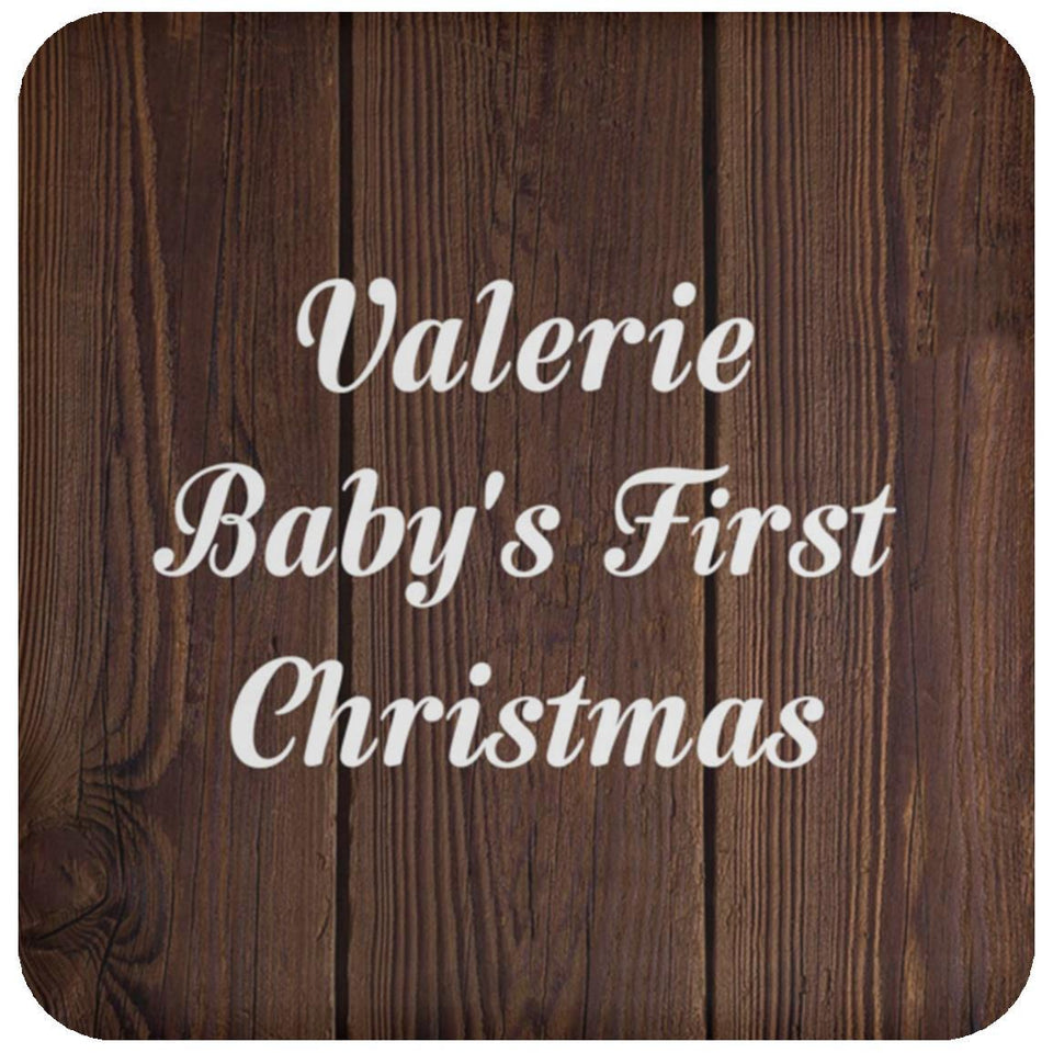 Valerie Baby's First Christmas - Drink Coaster D