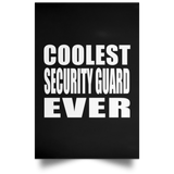Coolest Security Guard Ever - Poster Portrait