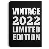 2nd Birthday Vintage 2022 Limited Edition - Canvas Portrait