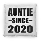 Auntie Since 2020 - Throw Pillow