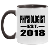 Physiologist Established EST. 2018 - 11oz Accent Mug Black