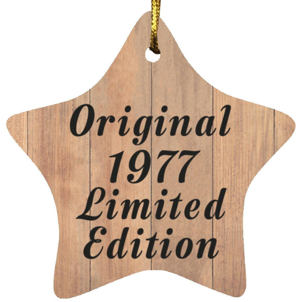 47th Birthday Original 1977 Limited Edition - Star Ornament C