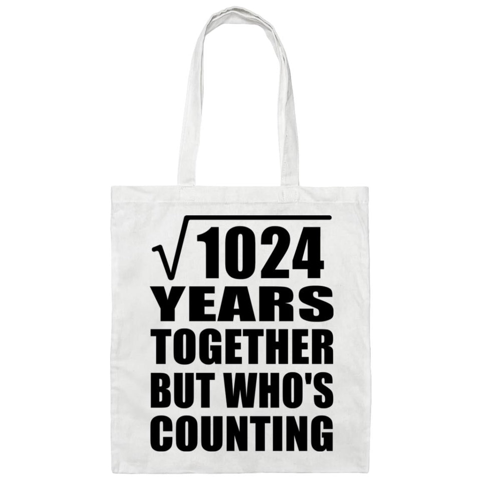 32nd Anniversary Square Root of 1024 Years Who's Counting - Tote Bag White