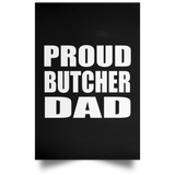 Proud Butcher Dad - Poster Portrait