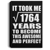 42nd Birthday Took Square Root of 1764 Years To Awesome - Canvas Portrait