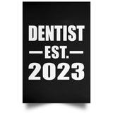 Dentist Established EST. 2023 - Poster Portrait