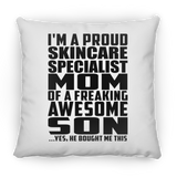 Proud Skincare Specialist Mom Of Awesome Son - Throw Pillow