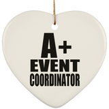 A+ Event Coordinator - Heart Ornament