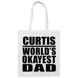 Curtis World's Okayest Dad - Tote Bag White