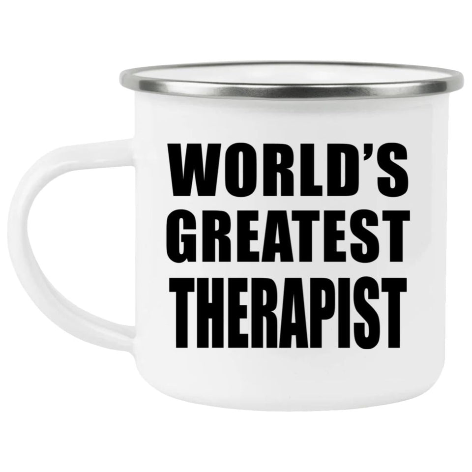 World's Greatest Therapist - 12oz Camping Mug