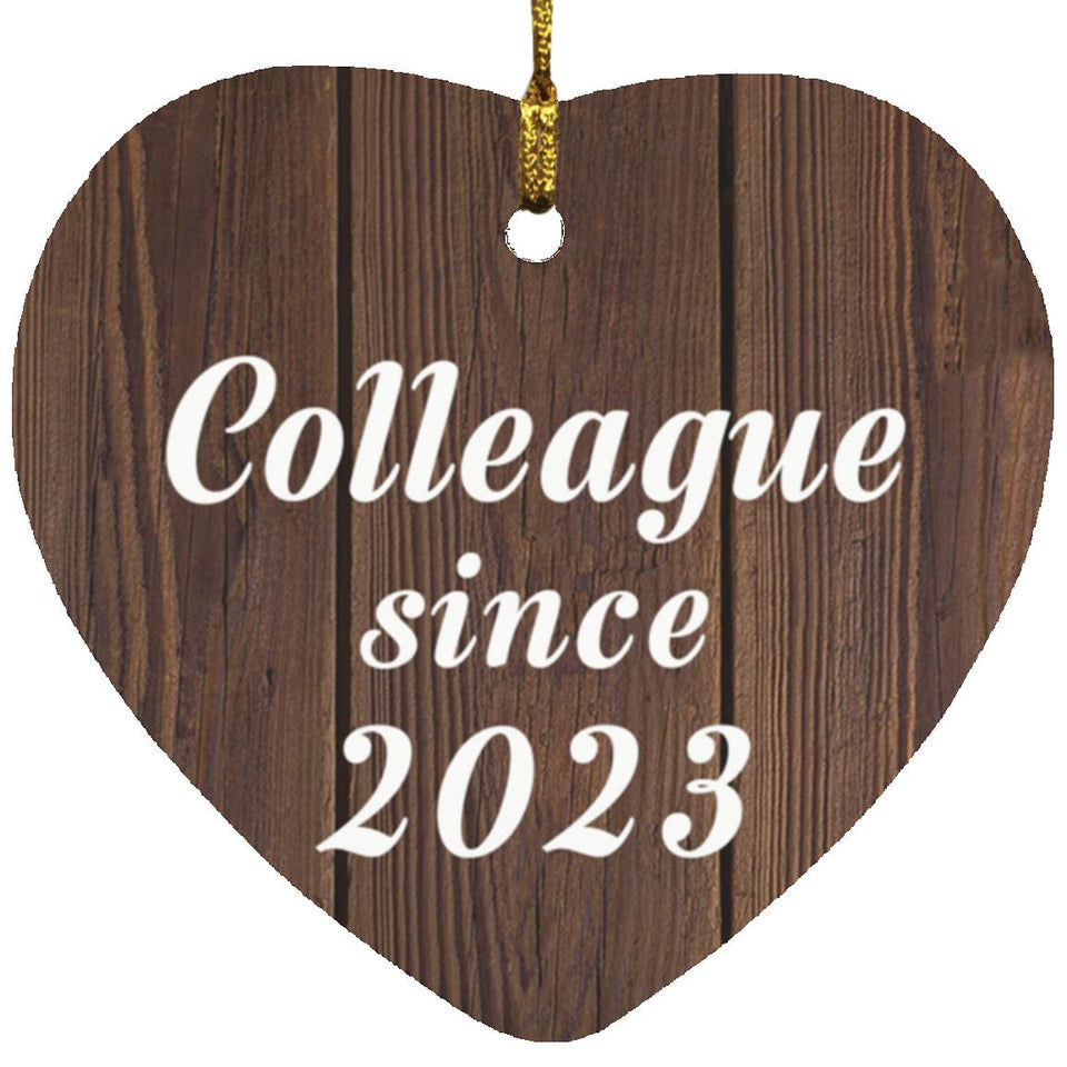 Colleague Since 2023 - Heart Ornament D