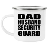 Dad Husband Security Guard - 12oz Camping Mug
