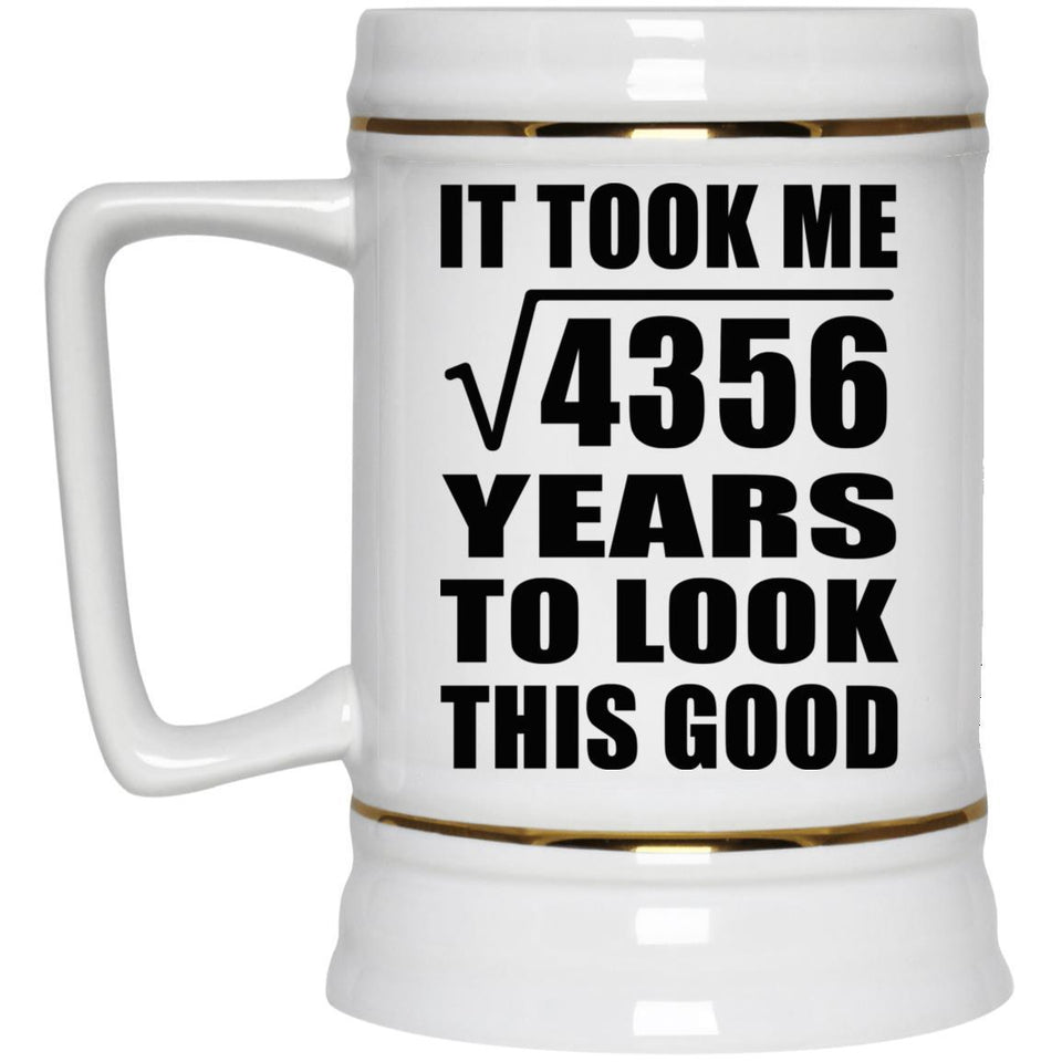 66th Birthday Took Square Root of 4356 Years To Look Good - Beer Stein