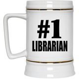 Number One #1 Librarian - Beer Stein