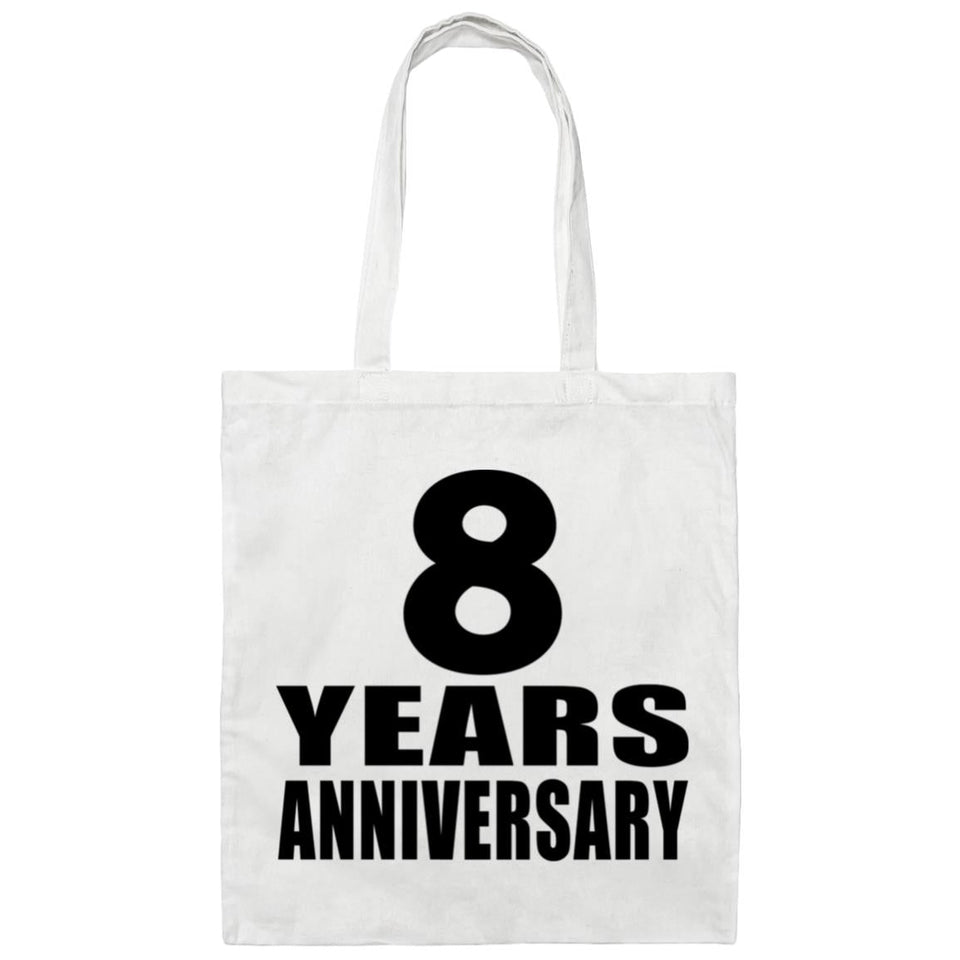 8th Anniversary 8 Years - Tote Bag White