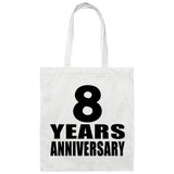 8th Anniversary 8 Years - Tote Bag White
