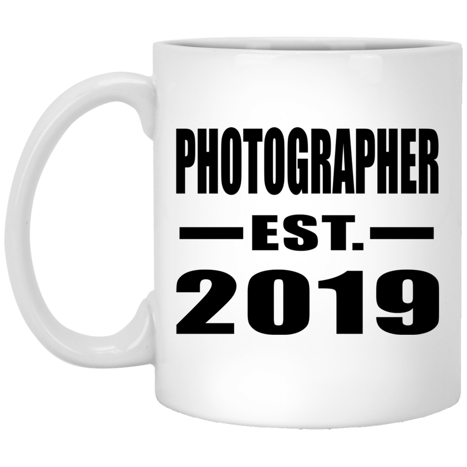 Photographer Established EST. 2019 - 11oz Coffee Mug