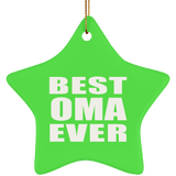 Best Oma Ever - Star Ornament