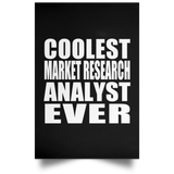Coolest Market Research Analyst Ever - Poster Portrait