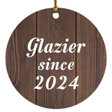 Glazier Since 2024 - Circle Ornament D