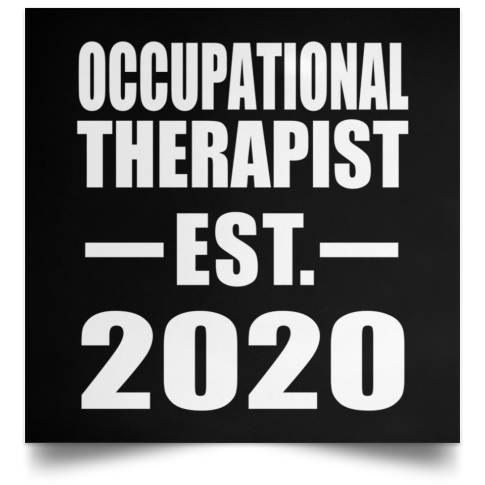 Occupational Therapist Established EST. 2020 - Poster Square