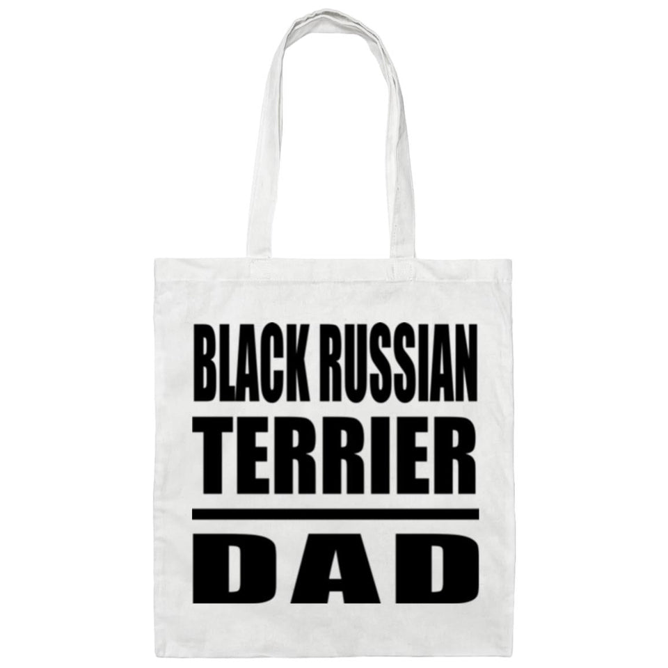 Black Russian Terrier Dad - Tote Bag White