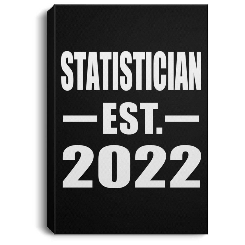 Statistician Established EST. 2022 - Canvas Portrait