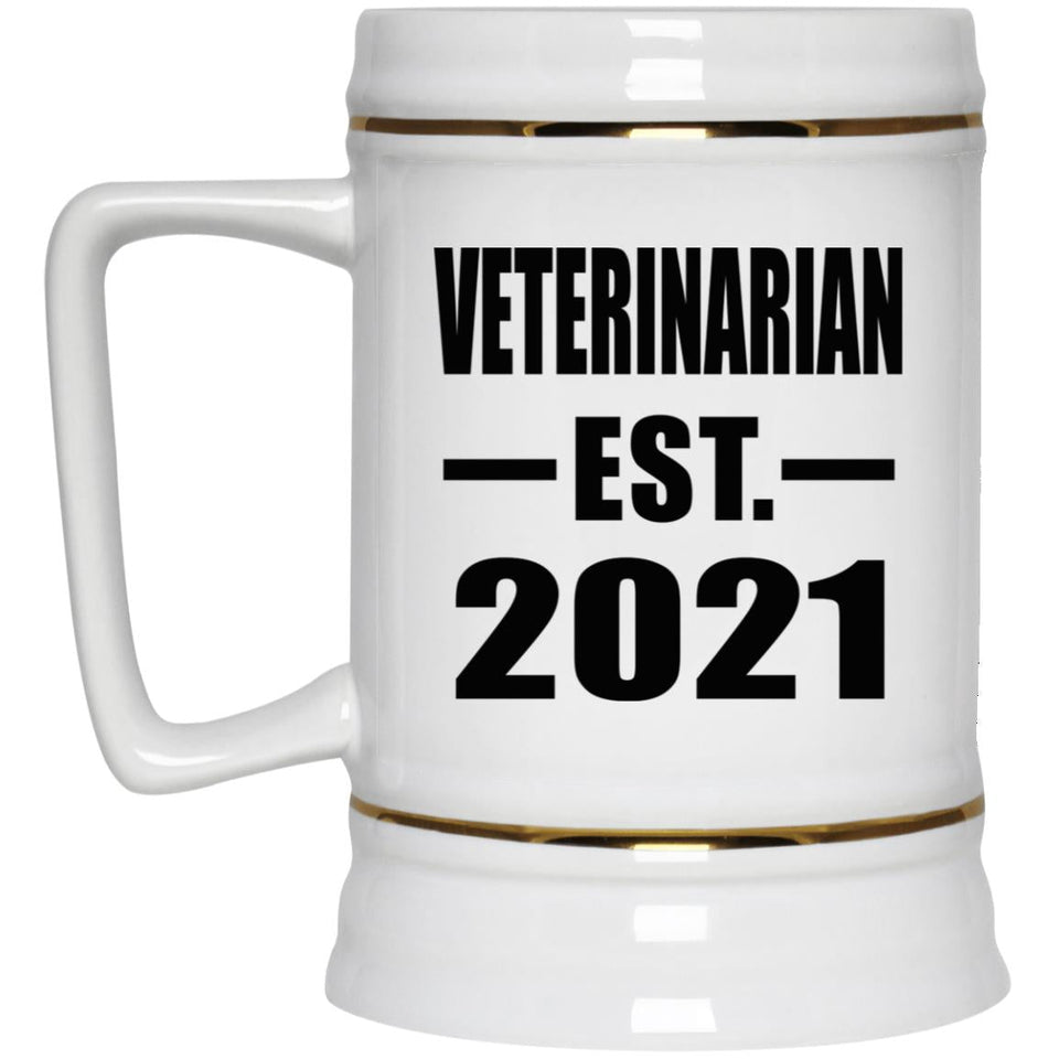 Veterinarian Established EST. 2021 - Beer Stein