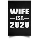 Wife Established EST. 2020 - Poster Portrait