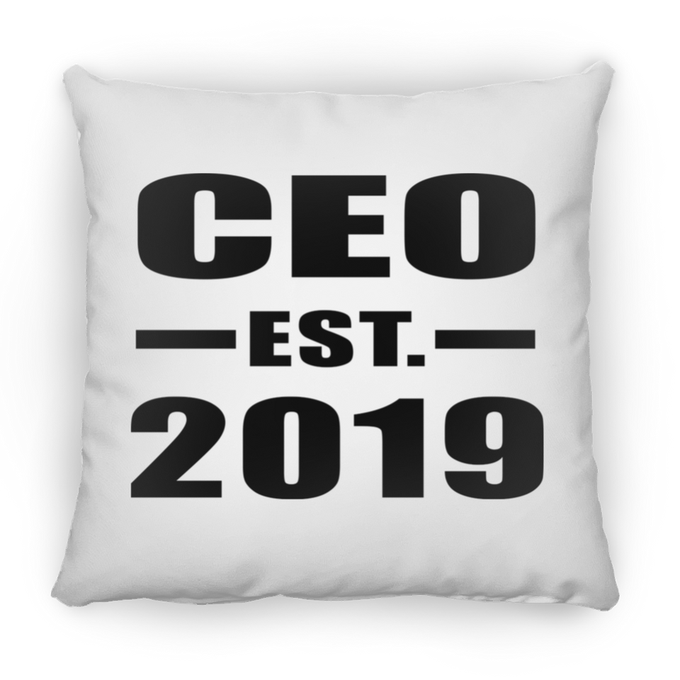 CEO Established EST. 2019 - Throw Pillow
