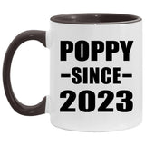 Poppy Since 2023 - 11oz Accent Mug Black