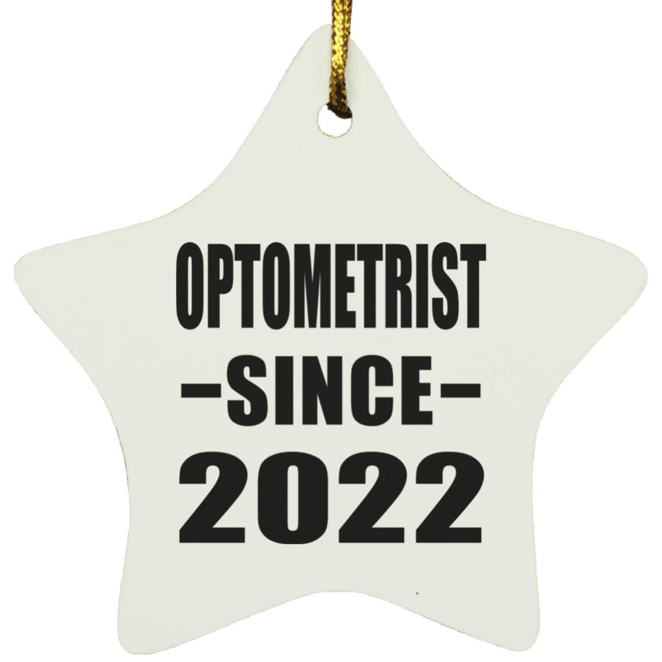 Optometrist Since 2022 - Star Ornament