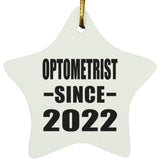 Optometrist Since 2022 - Star Ornament