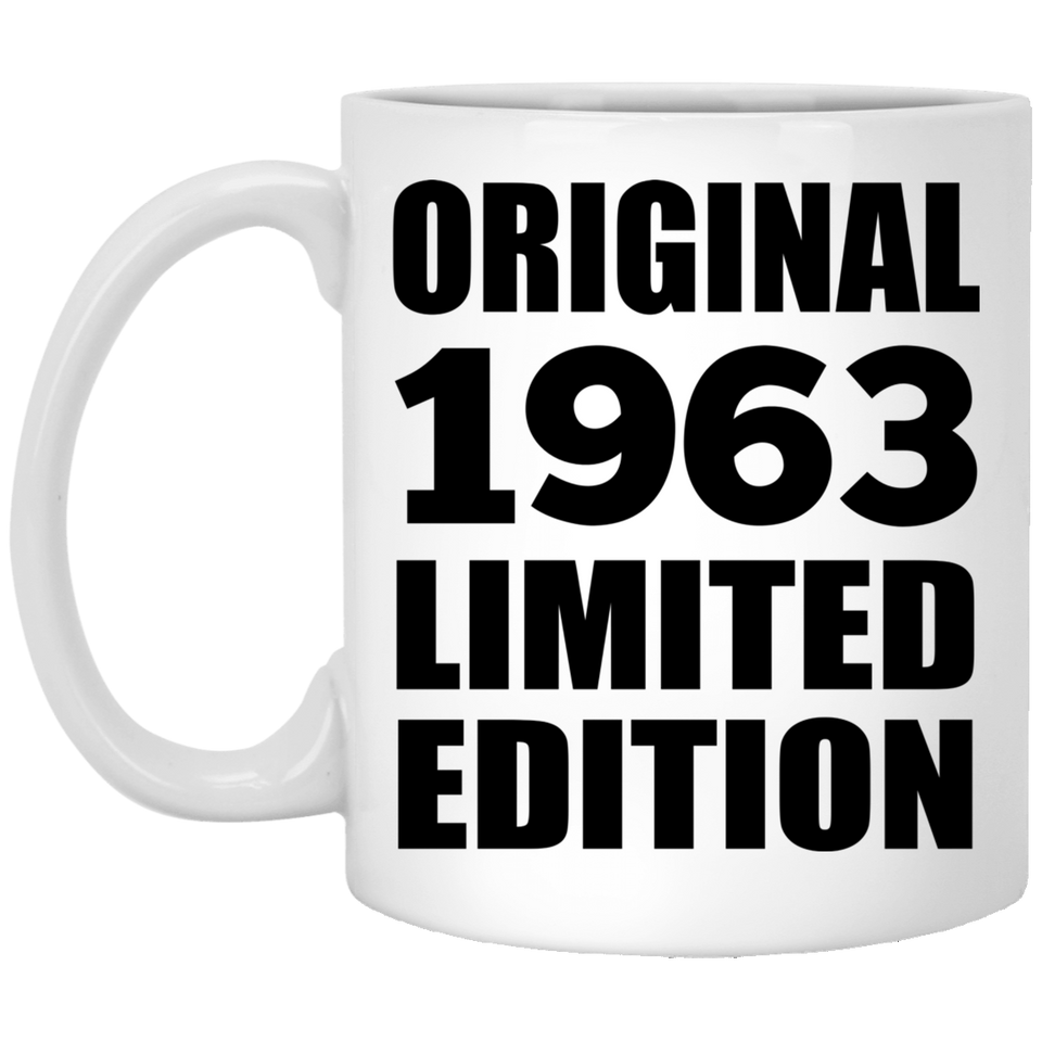 61st Birthday Original 1963 Limited Edition - 11oz Coffee Mug