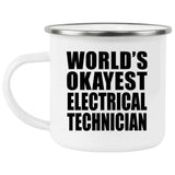 World's Okayest Electrical Technician - 12oz Camping Mug