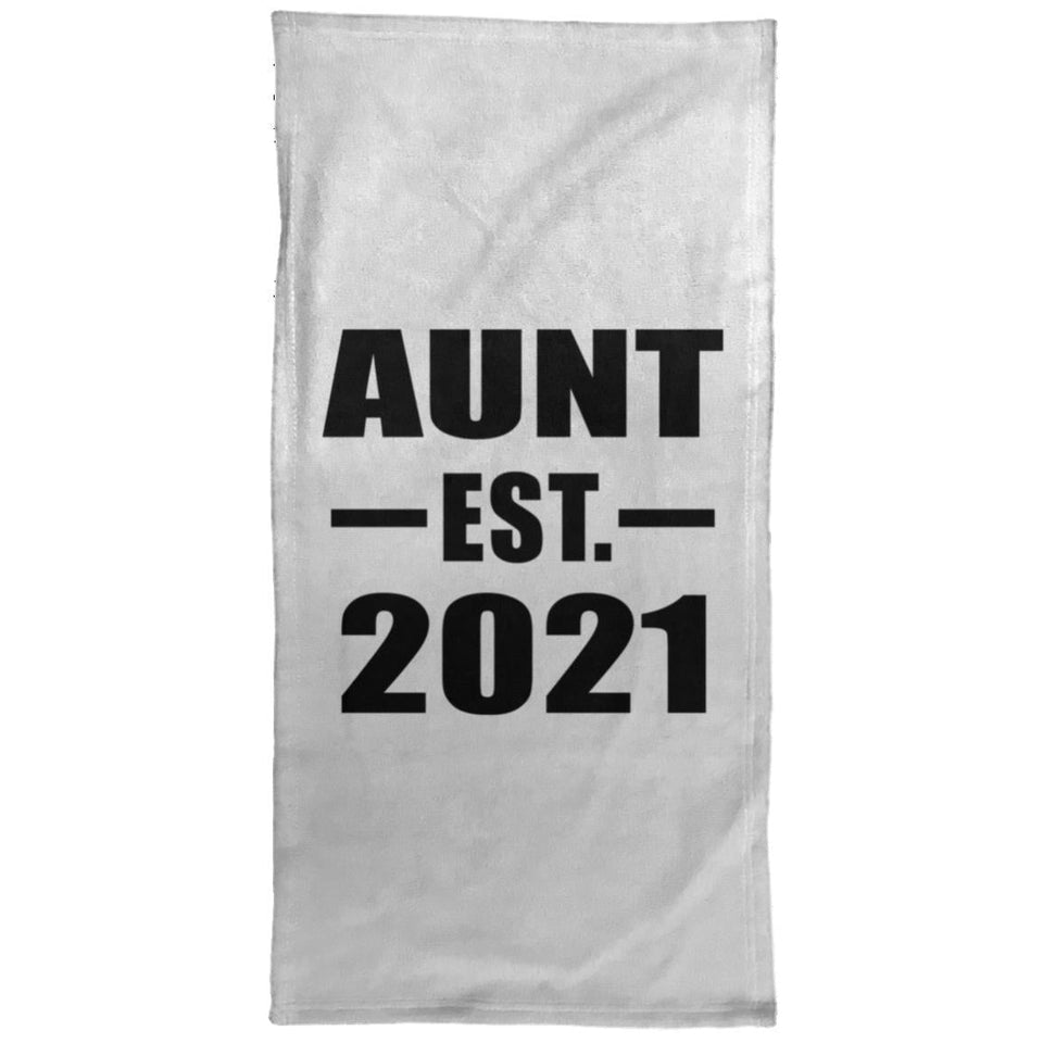 Aunt Established EST. 2021 - Hand Towel