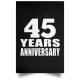 45th Anniversary 45 Years Anniversary - Poster Portrait
