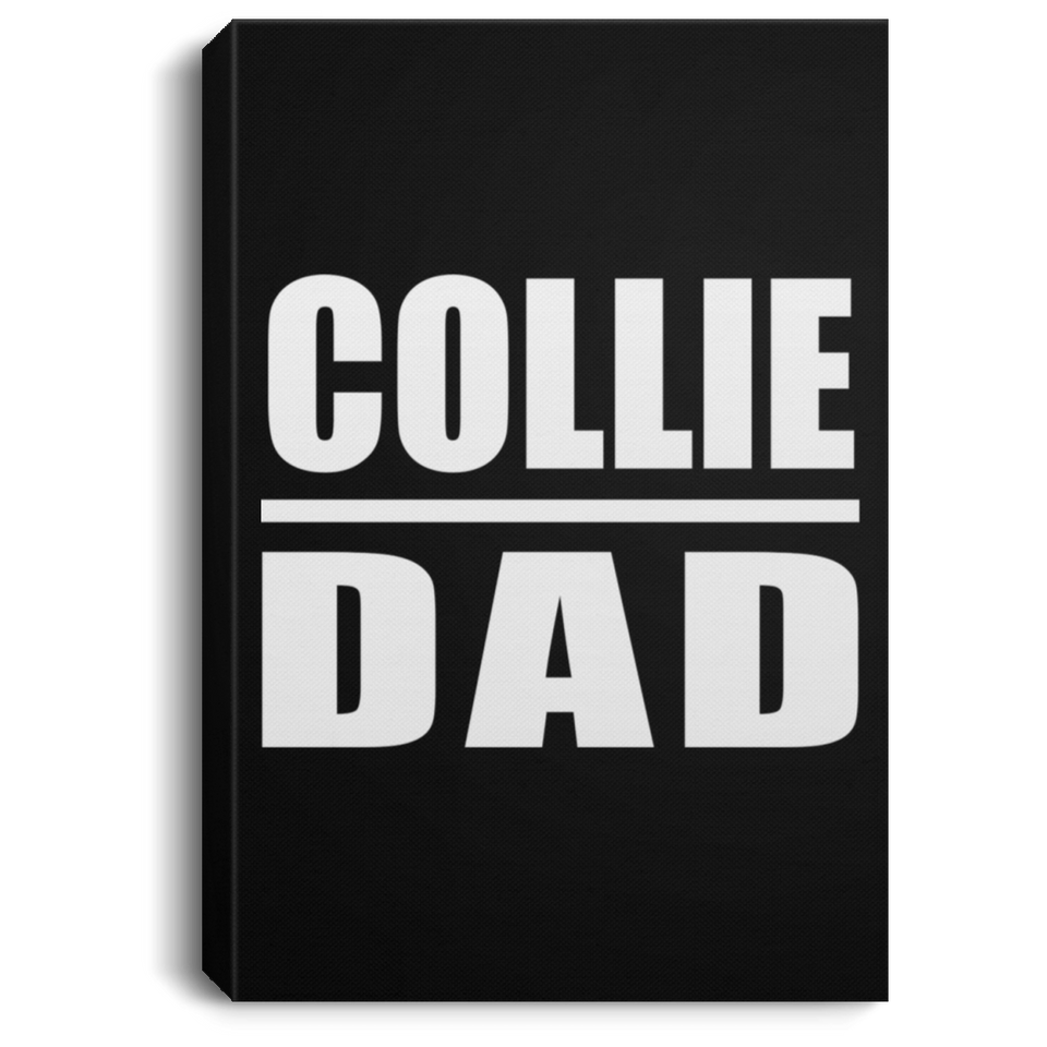 Collie Dad - Canvas Portrait