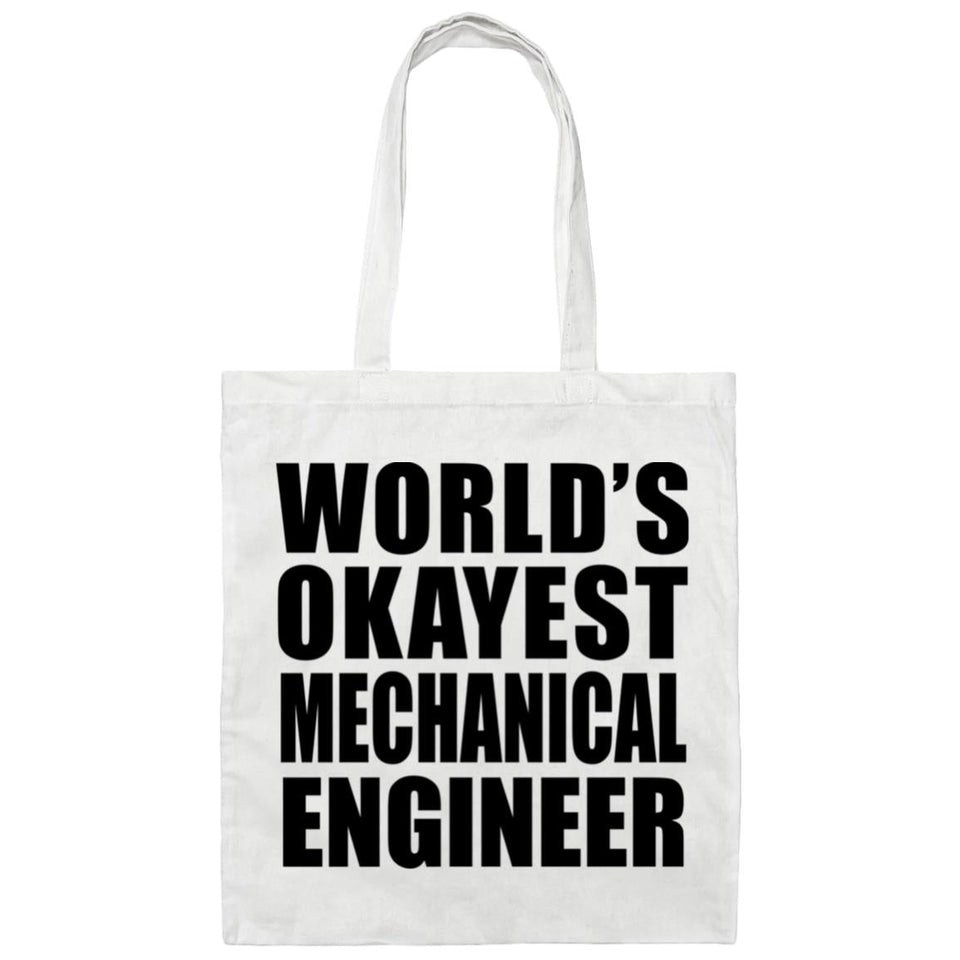 World's Okayest Mechanical Engineer - Tote Bag White
