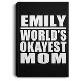 Emily World's Okayest Mom - Canvas Portrait
