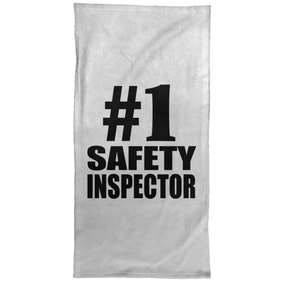 Number One #1 Safety Inspector - Hand Towel