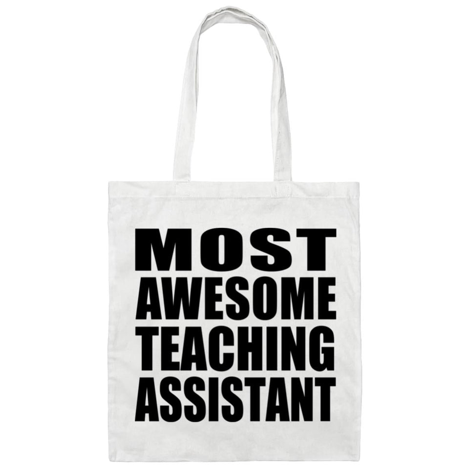 Most Awesome Teaching Assistant - Tote Bag White