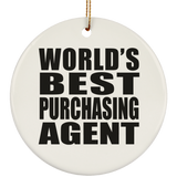 World's Best Purchasing Agent - Circle Ornament