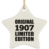 117th Birthday Original 1907 Limited Edition - Star Ornament