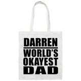 Darren World's Okayest Dad - Tote Bag White