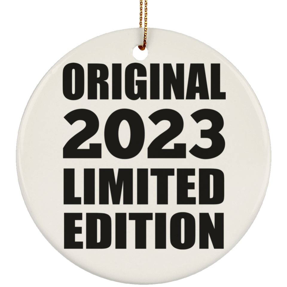 1st Birthday Original 2023 Limited Edition - Circle Ornament